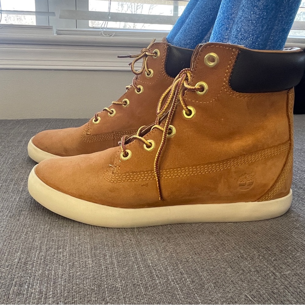 Timberland Flannery Wheat Lace up Cupsole Women's BOOTS